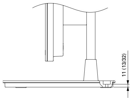 PIONEER PDK-TS10 - Position of table/floor screws - 2
