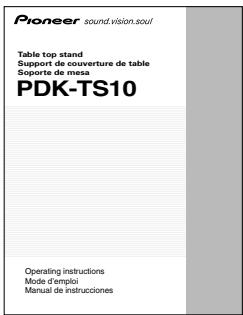 PIONEER PDK-TS10 - Verificacion de las piezas suministradas - 7