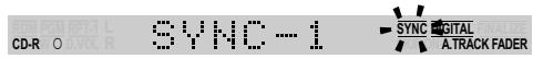 PIONEER PDR-L77 - Make sure that the source is not playing, then press DIGITAL SYNCHRO. - 1