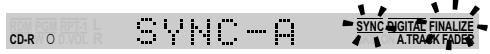 PIONEER PDR-L77 - After recording all tracks from the source, the recorder goes into all-sync record-pause mode. - 1