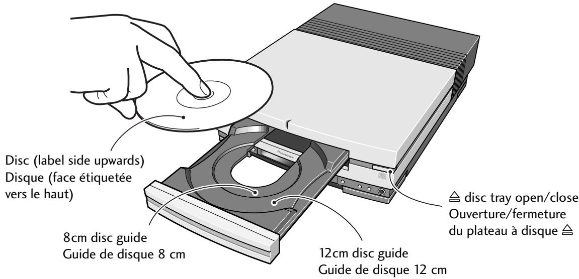 PIONEER PDR-L77 - Mise sous tension, lecture d'un disque - 1