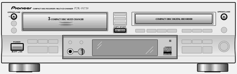 PIONEER PDR-W739 - Démarage - 1