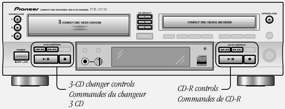 PIONEER PDR-W739 - Press COPY START CD  cd-r. - 2