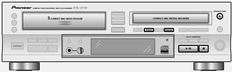 PIONEER PDR-W739 - Réglage du niveau d'enregistrement - 1
