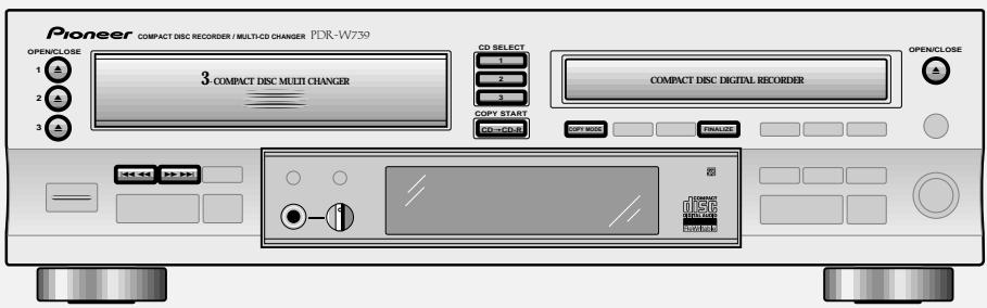 PIONEER PDR-W739 - Démarrage de la lecture avec une unité - 1