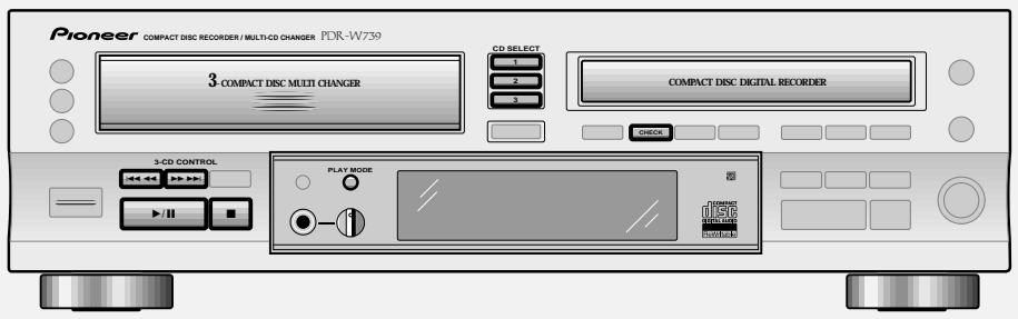 PIONEER PDR-W739 - Une fois terminé, appuyez sur ■ pour arrêter le disque, puis sur (côté cd-r). - 2
