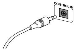 PIONEER PDR-W739 - Raccordement du cordon de contrôle - 1