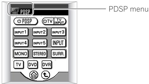 PIONEER PDSP-1 - Set the touch panel to the PDSP menu. - 1