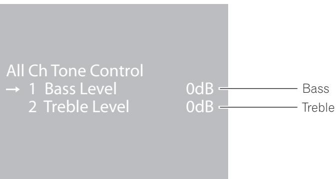 PIONEER PDSP-1 - Adjusting the Tone - 1