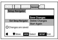 PIONEER PDV-LC20 - Select Save Changes to make the settings. - 1