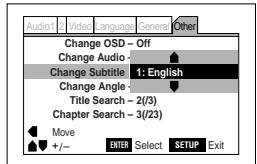PIONEER PDV-LC20 - Change Subtitle - 1