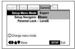 PIONEER PDV-LC20 - Setup Menu Mode - 1