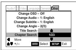 PIONEER PDV-LC20 - Chapter Search - 1