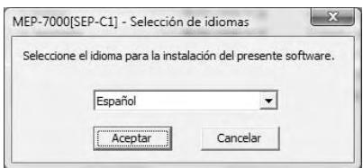 PIONEER SEP-C1 - Empleo del CD-ROM accesorio para instalar la aplicacion - 1
