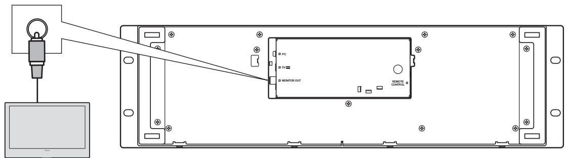 PIONEER SEP-C1 - Connection to external monitor (pin-jack connector) - 1