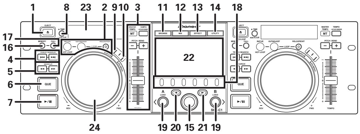 PIONEER SEP-C1 - FRONTPLATTE - 1