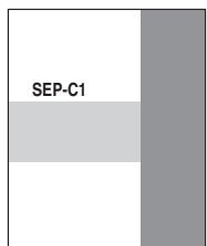PIONEER SEP-C1 - Vorliegende Bedienungsanleitung - 1