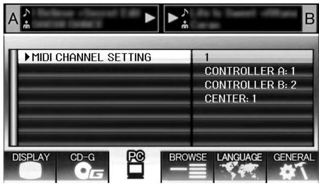 PIONEER SEP-C1 - Press the [PC] function button. - 1