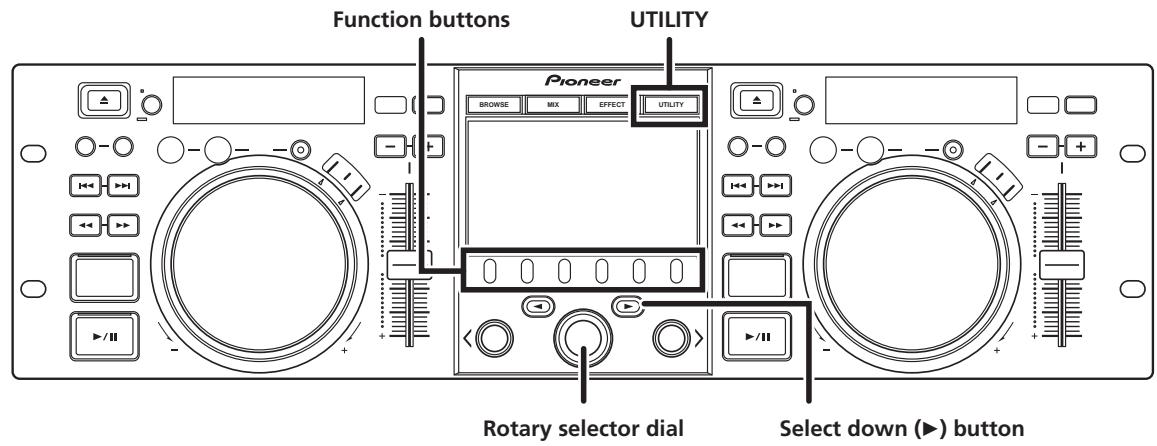 PIONEER SEP-C1 - USING THE UTILITY - 1