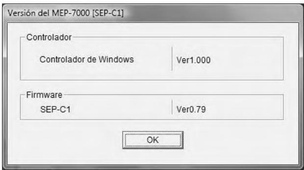 PIONEER SEP-C1 - ■ Confirmación de la version del controlador - 1