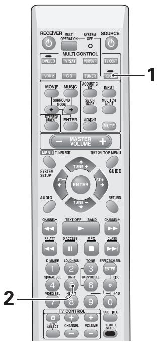 PIONEER VSX-AX3-K - Digital Noise Reduction (DIGITAL NR Function) - 1