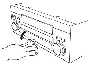 PIONEER VSX-AX3-K - Opening the Front Panel - 1