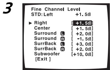 PIONEER VSX-AX3-K - Fine Channel Level - 5