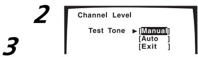 PIONEER VSX-AX3-K - Channel Level - 4