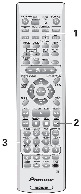 PIONEER VSX-AX3-K - Recalling Memorized Stations - 1