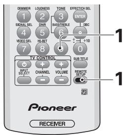 PIONEER VSX-AX3-K - Erasing Learning Remote Control Commands - 1