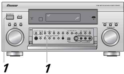 PIONEER VSX-AX3-K - Resetting the Main Unit - 1