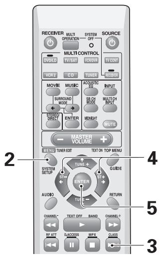PIONEER VSX-AX3-K - Memorizing Frequently Used Stations - 1