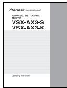 PIONEER VSX-AX3-K - Checking the Supplied Accessories - 9