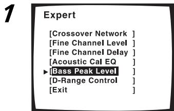 PIONEER VSX-AX3-K - Bass Peak Level - 3
