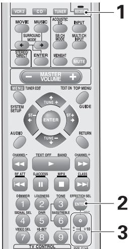 PIONEER VSX-AX3-K - Adjusting the Effect of a Listening Mode - 1