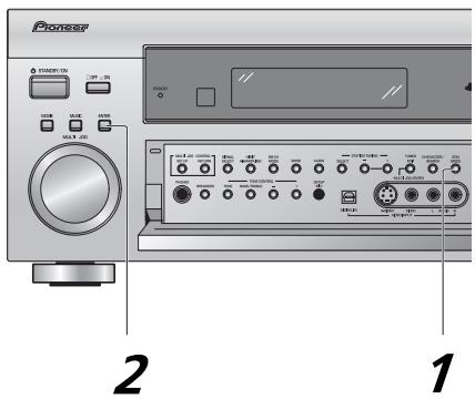 PIONEER VSX-AX3-K - Clearing all stations from the RDS or EON search (European model only) - 1
