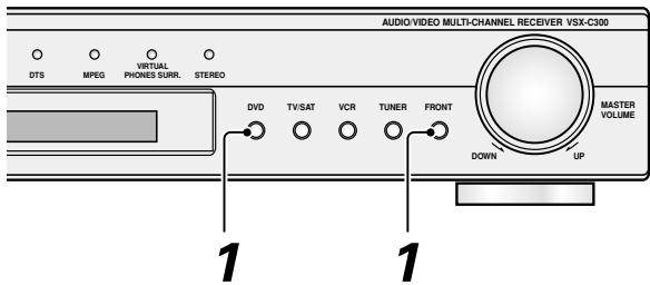 PIONEER VSX-C300(-S) - Mode d'entrée analogue - 1