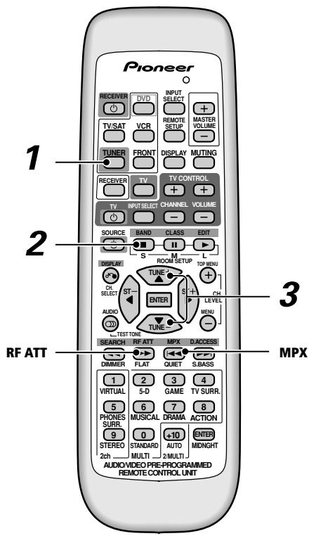PIONEER VSX-C300(-S) - Comment trouverunestation - 1