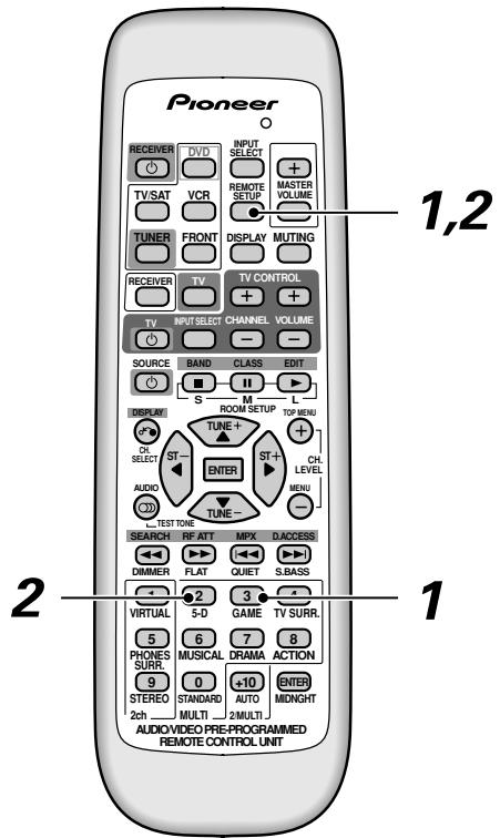 PIONEER VSX-C300(-S) - Selection directe - 1