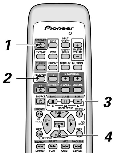 PIONEER VSX-C300(-S) - Configuration de la piece - 4