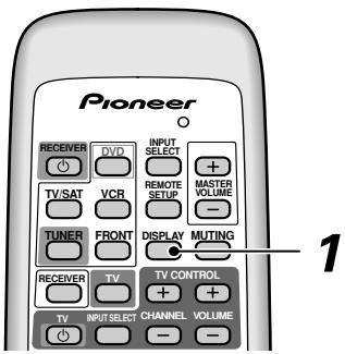 PIONEER VSX-C300(-S) - Comment vérifier vos réglages - 1
