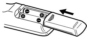 PIONEER VSX-C300(-S) - Inserimento delle Batterie - 2