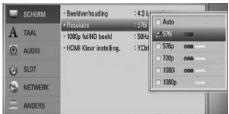 PIONEER BCS-303 - Resolute instellen - 1