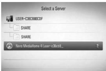 PIONEER BCS-303 - Accessing a DLNA media server - 1