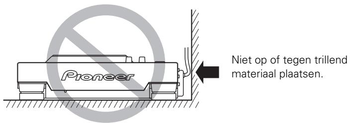 PIONEER CDJ-1000MK3 - Plaats van het apparatus - 1