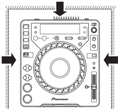 PIONEER CDJ-1000MK3 - Emplacement d'installation - 2