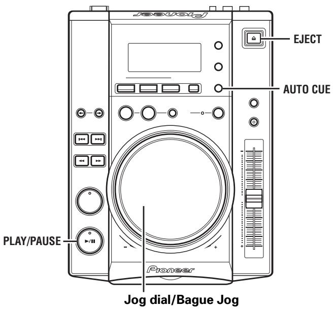 PIONEER CDJ-200 - Si une éjection force est effectuée pendant que le disque tourne: - 2