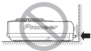 PIONEER CDJ-200 - Voorzorgsmaatregelen betreffende de opstelling - 1