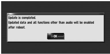 PIONEER CNDV-900HD - Touch [OK] to restart the system. - 1