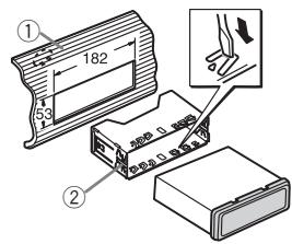 PIONEER DEH-1300MP - DIN-voormontage - 1